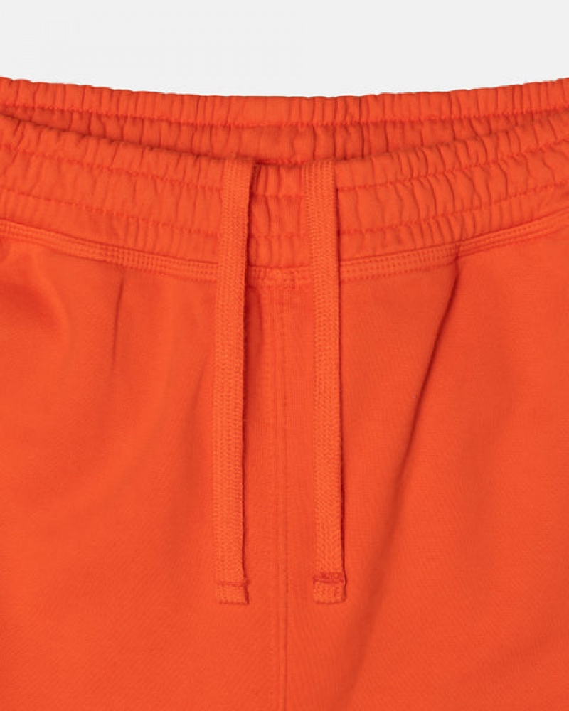 Stussy Overdyed Stock Logo Pant Men Sweatshirts Orange | WRE-5752