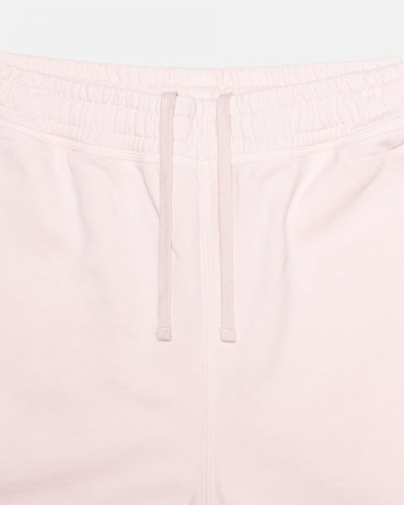 Stussy Overdyed Stock Logo Short Men Shorts Pink | WQP-2751