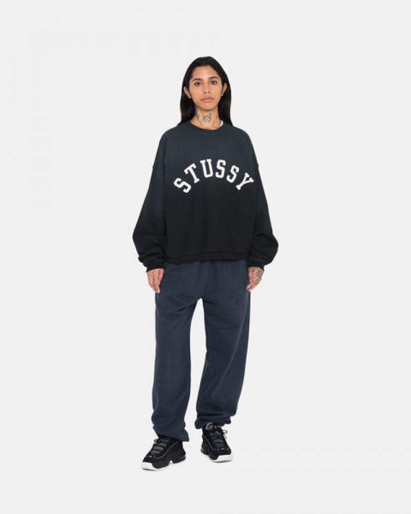 Stussy Overdyed Stock Logo Sweatpant Men Sweatpants Navy | RCV-5881