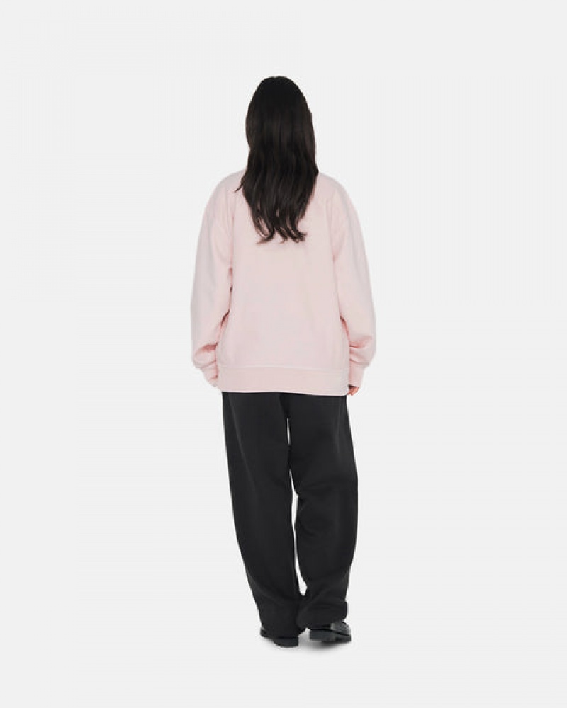 Stussy Overdyed Stock Logo Sweatpant Women Sweatpants Black | VYF-8130