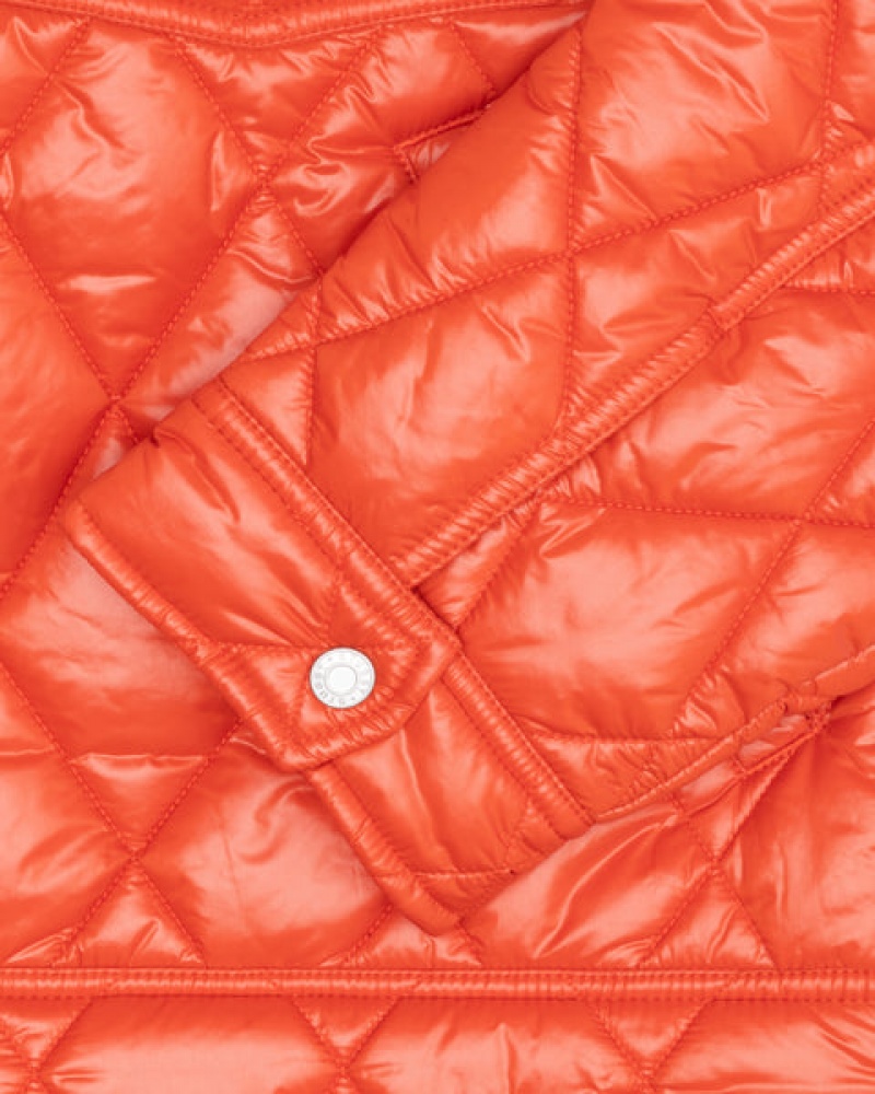 Stussy Ranch Jacket Quilted Nylon Men Jackets Red | RKE-2552