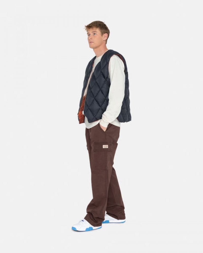 Stussy Ripstop Cargo Beach Pant Men Pants Brown | TKX-0222