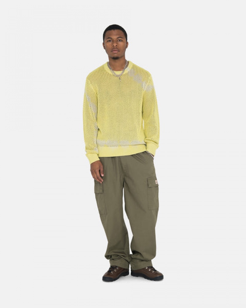 Stussy Ripstop Cargo Beach Pant Men Pants Olive | RYQ-2209