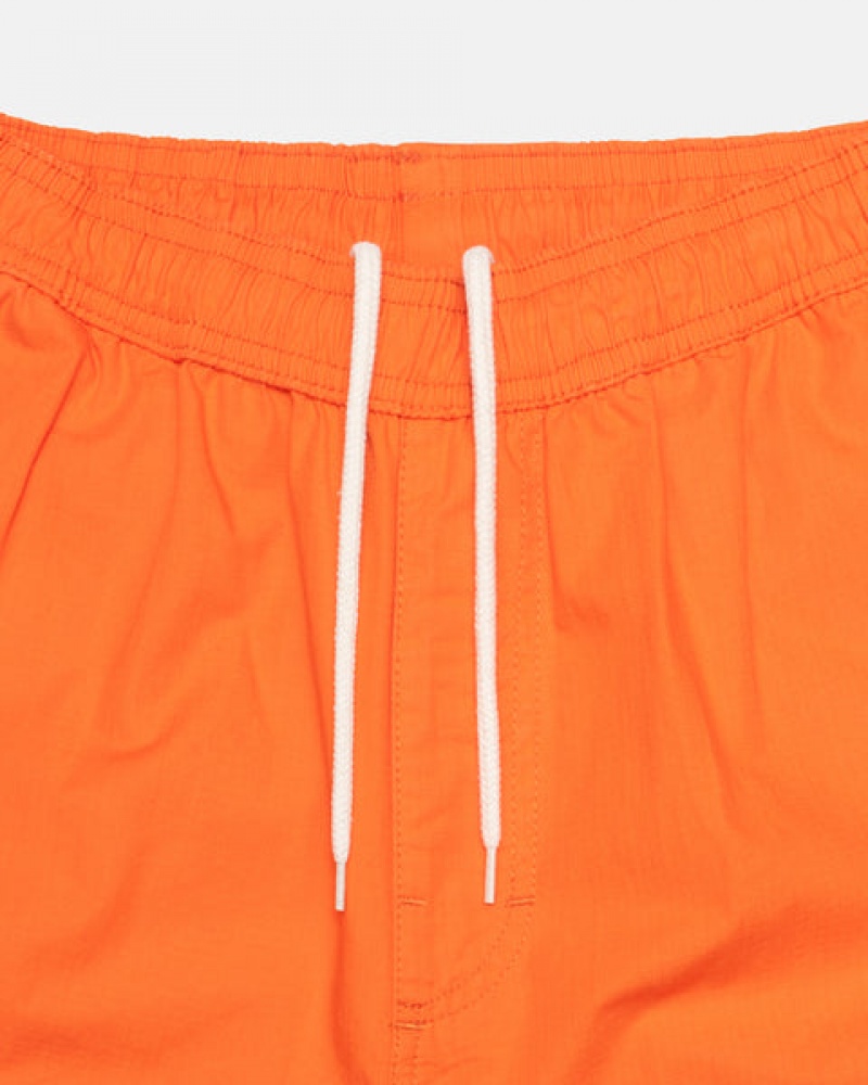 Stussy Ripstop Cargo Beach Pant Men Pants Orange | DSX-9190