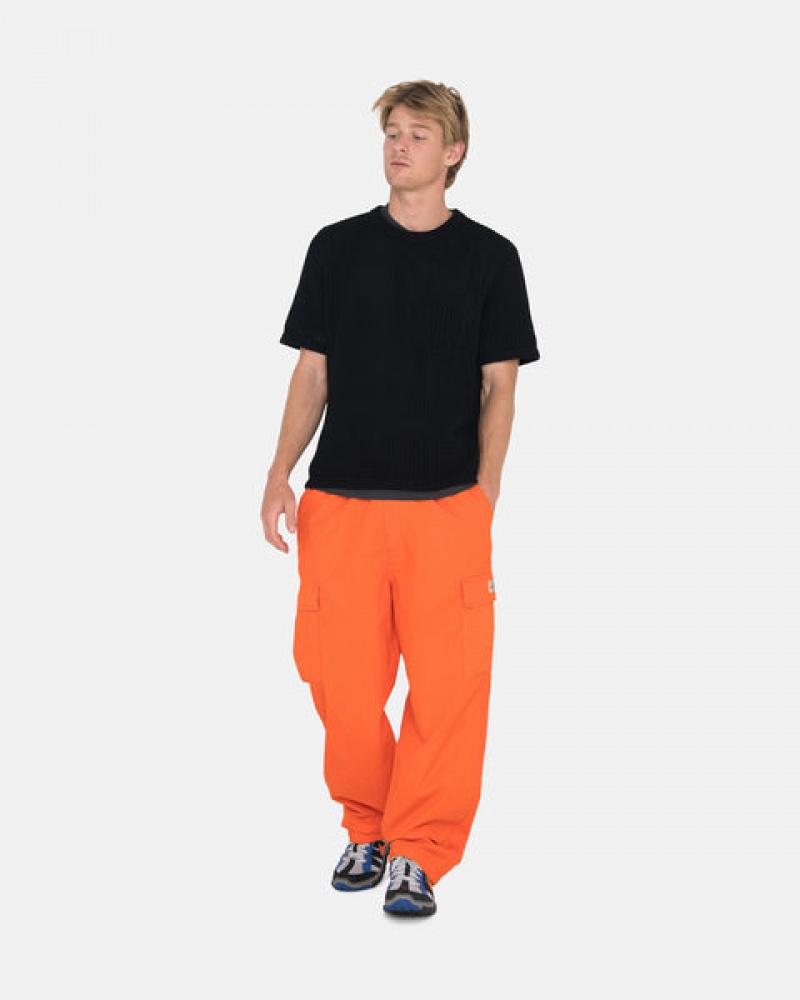 Stussy Ripstop Cargo Beach Pant Men Pants Orange | DSX-9190