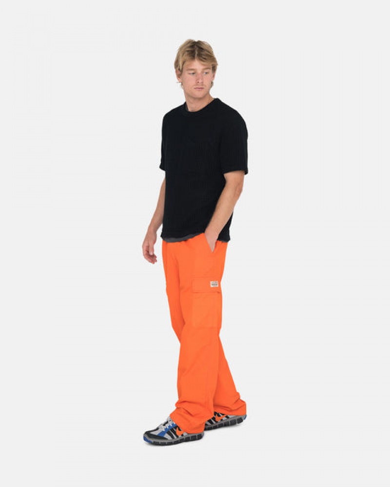 Stussy Ripstop Cargo Beach Pant Men Pants Orange | DSX-9190