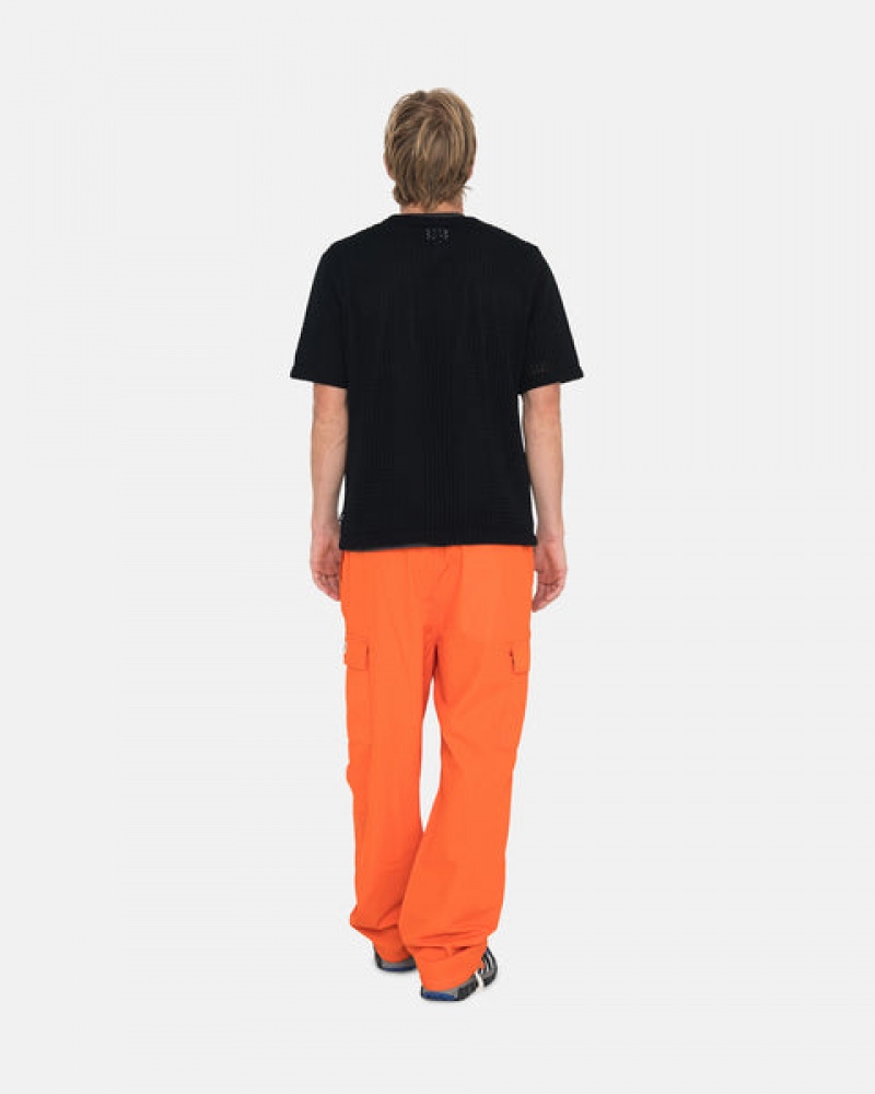 Stussy Ripstop Cargo Beach Pant Men Pants Orange | DSX-9190