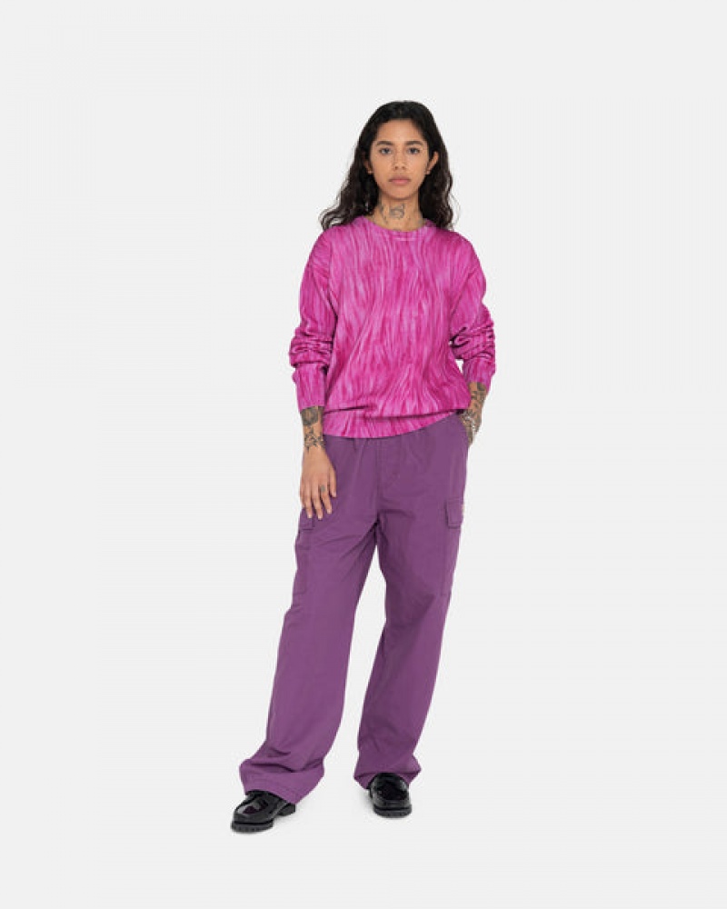 Stussy Ripstop Cargo Beach Pant Men Pants Purple | NJC-0714