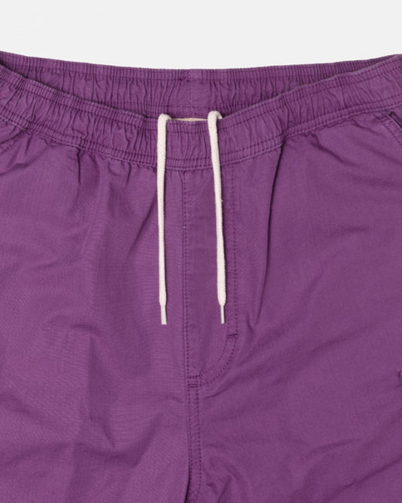 Stussy Ripstop Cargo Beach Pant Men Pants Purple | NJC-0714