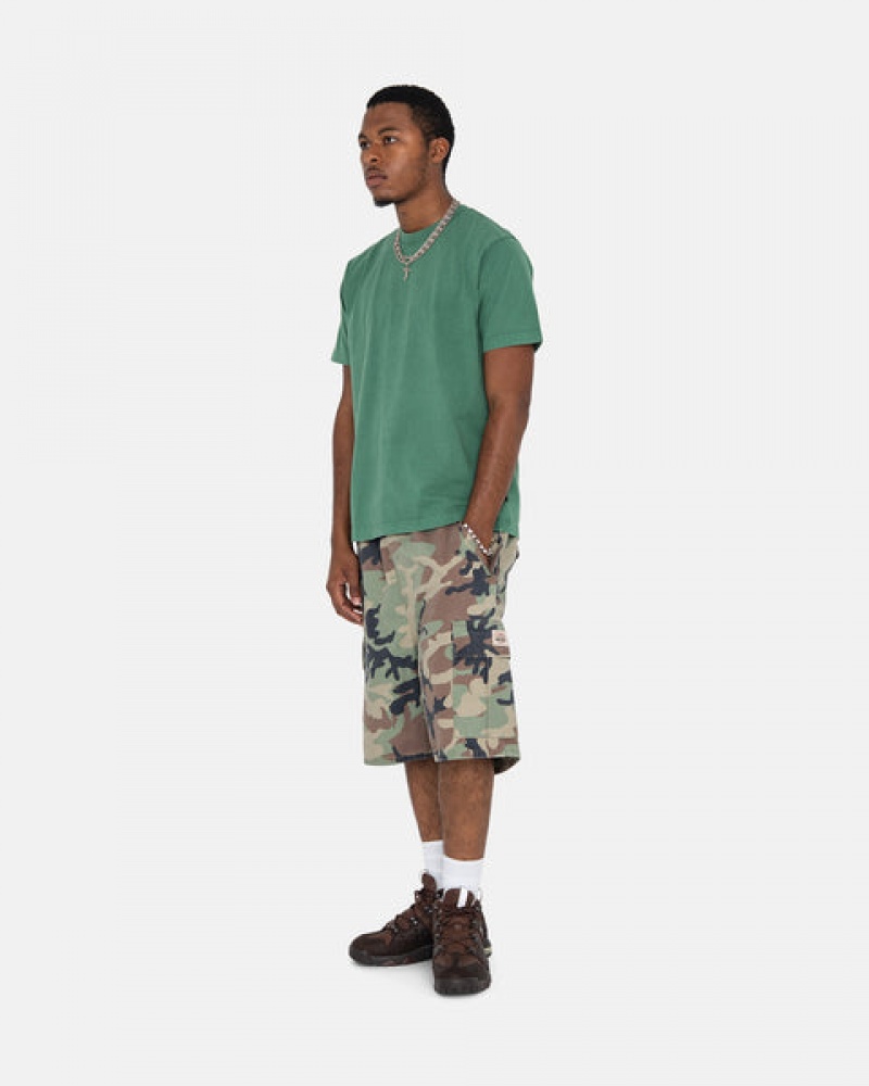 Stussy Ripstop Cargo Beach Short Men Shorts Camo | IKW-9906