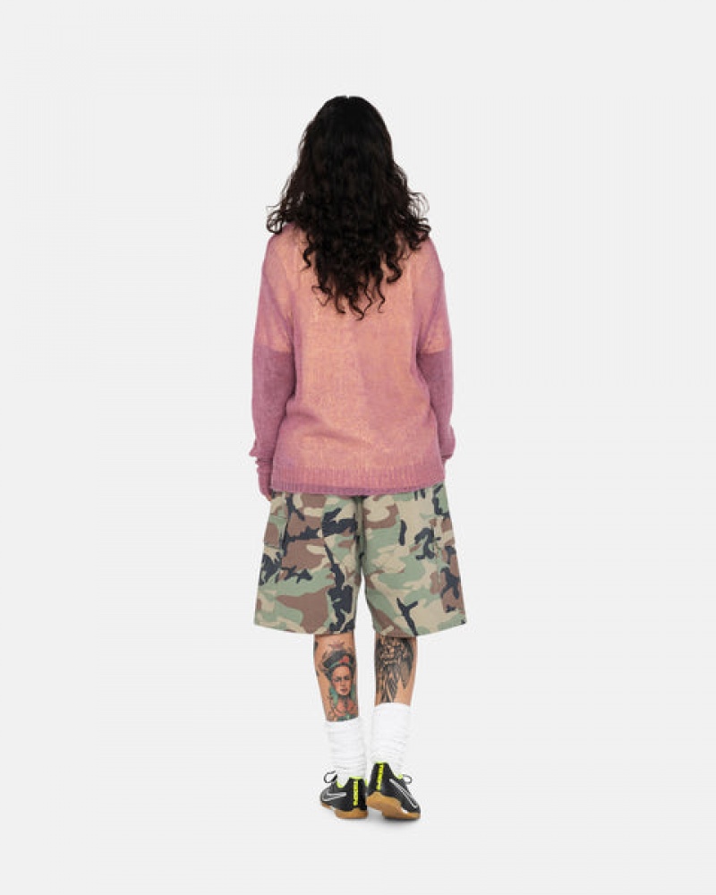 Stussy Ripstop Cargo Beach Short Men Shorts Camo | IKW-9906