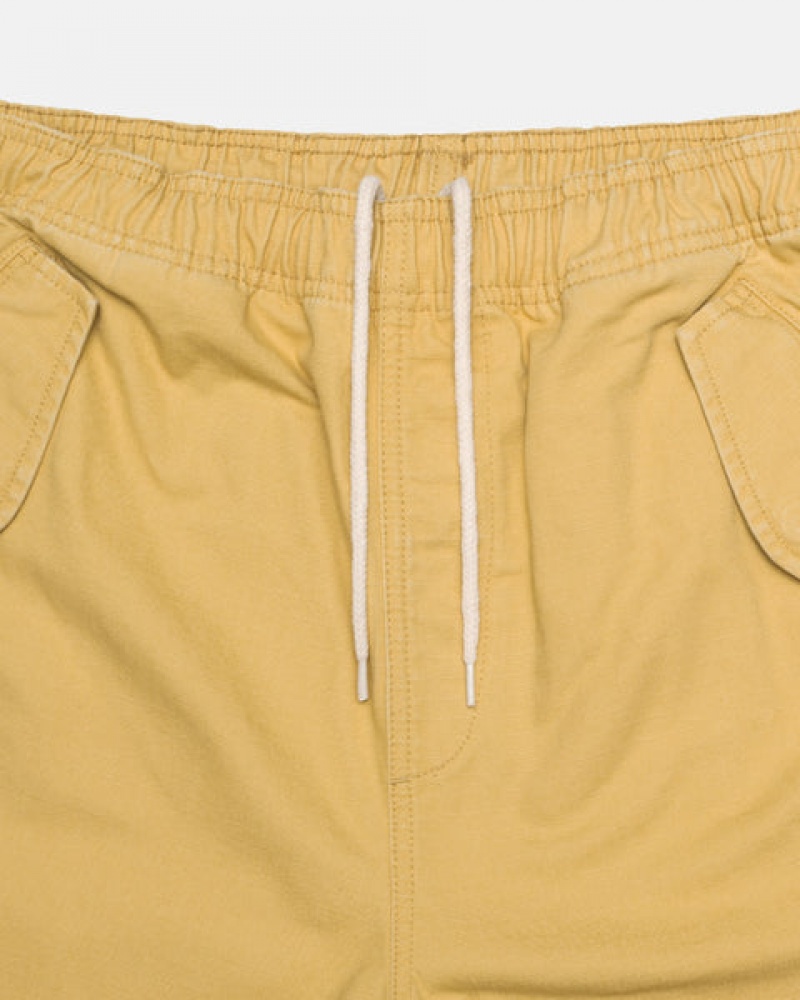 Stussy Ripstop Cargo Beach Short Men Shorts Yellow | ULO-2018