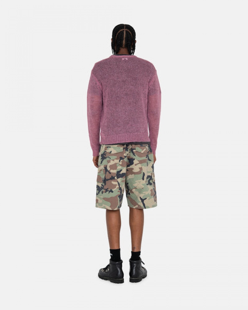 Stussy Ripstop Cargo Beach Short Women Shorts Camo | CZM-6291