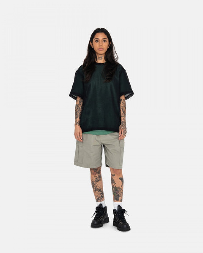 Stussy Ripstop Cargo Beach Short Women Shorts Olive | OQE-6900