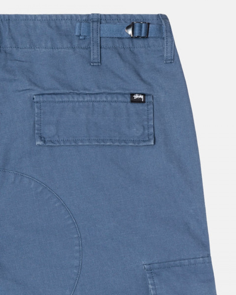 Stussy Ripstop Surplus Cargo Men Pants Blue | VQH-5668