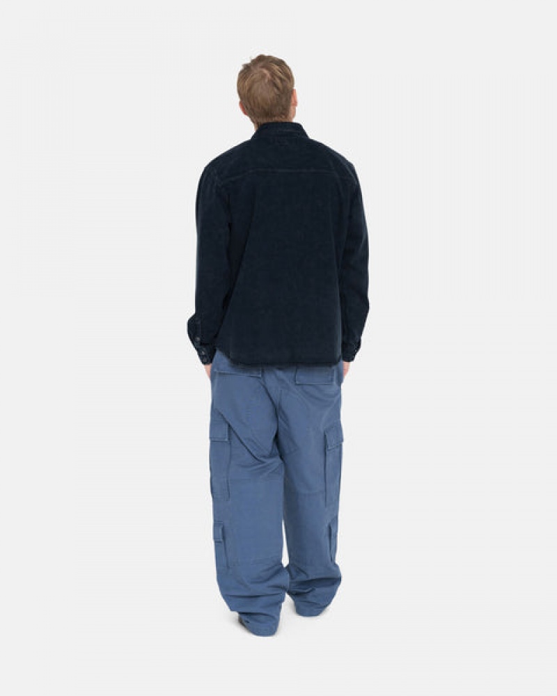 Stussy Ripstop Surplus Cargo Men Pants Blue | VQH-5668