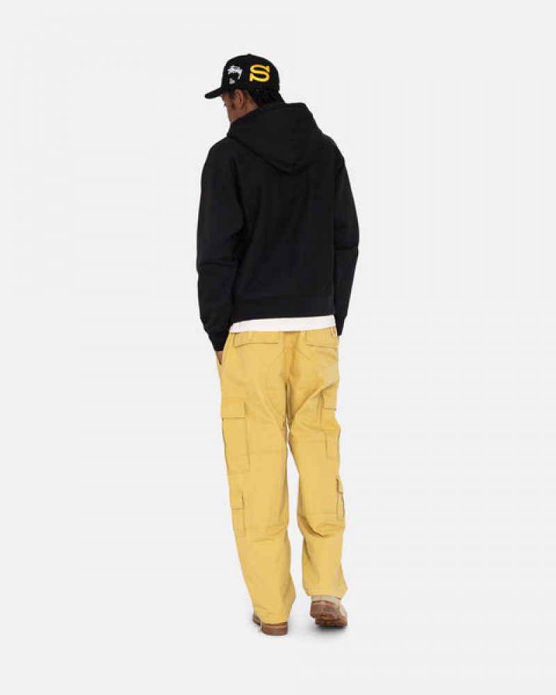 Stussy Ripstop Surplus Cargo Men Pants Yellow | EMI-9464