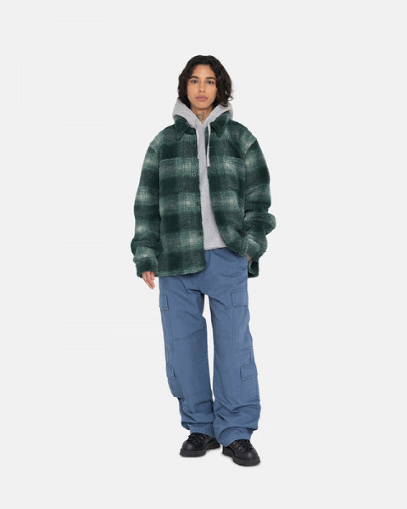 Stussy Ripstop Surplus Cargo Women Pants Blue | KSQ-1945