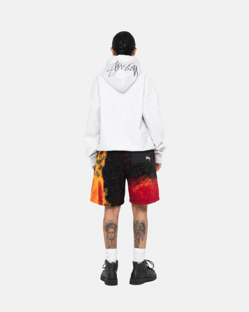 Stussy Sherpa Short Women Shorts Black / Red | YVE-7747