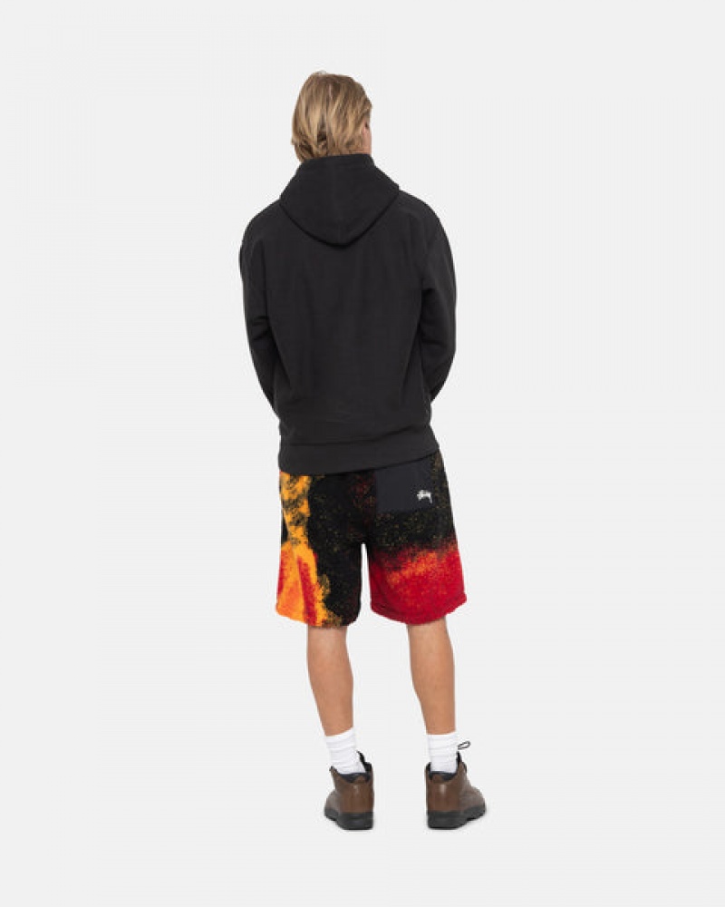 Stussy Sherpa Short Women Shorts Black / Red | YVE-7747