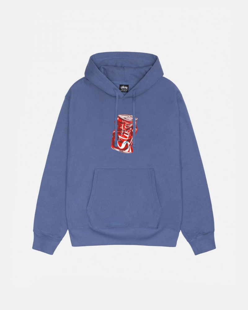 Stussy Soda Can Hoodie Men Hoodie Royal Blue | NGR-6859