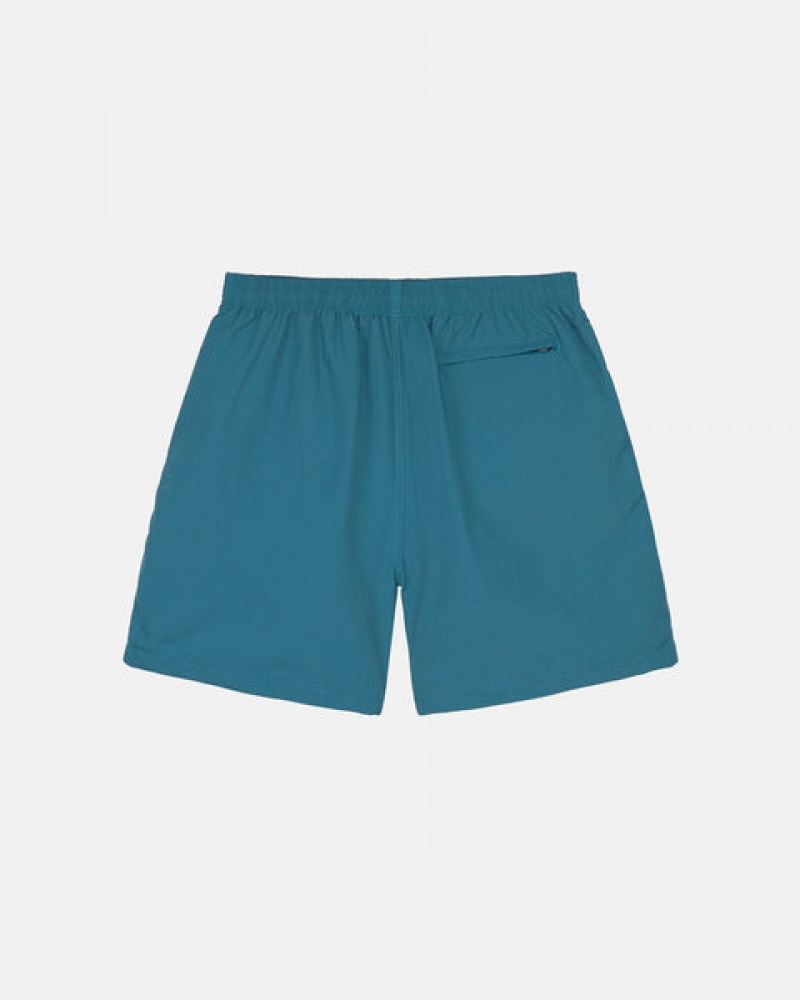 Stussy Stock Water Short Men Swimwear Blue | TZA-0676