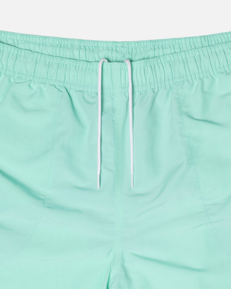 Stussy Stock Water Short Men Swimwear Light Turquoise | AUC-6820