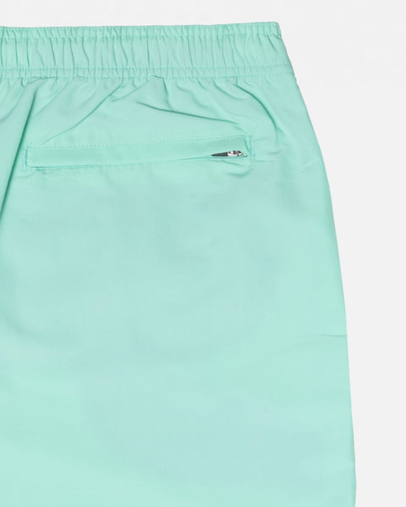 Stussy Stock Water Short Men Swimwear Light Turquoise | AUC-6820