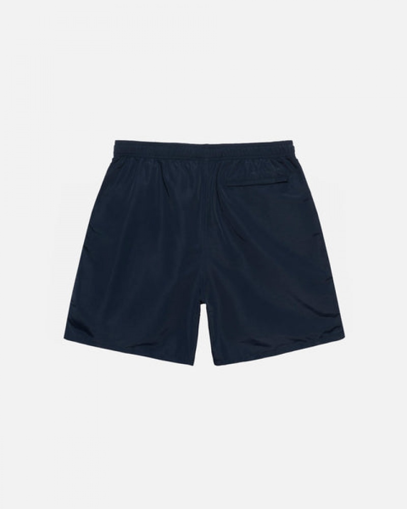 Stussy Stock Water Short Men Swimwear Navy | BVS-7291