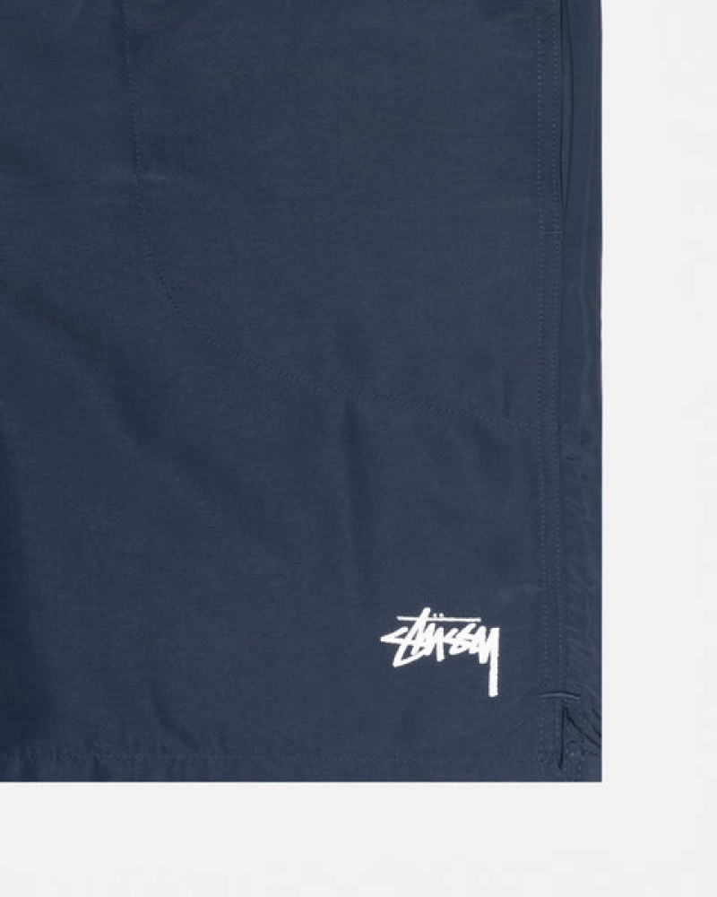 Stussy Stock Water Short Men Swimwear Navy | BVS-7291