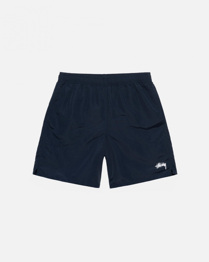 Stussy Stock Water Short Men Swimwear Navy | BVS-7291