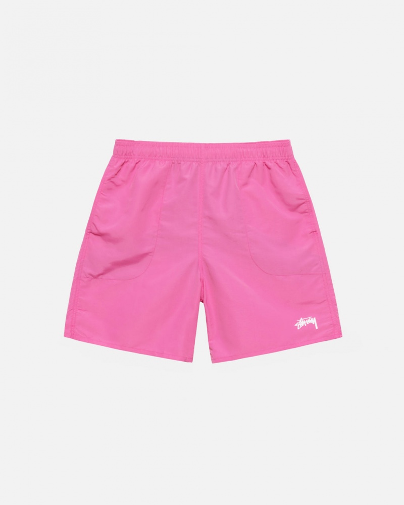 Stussy Stock Water Short Men Swimwear Pink | VME-8260