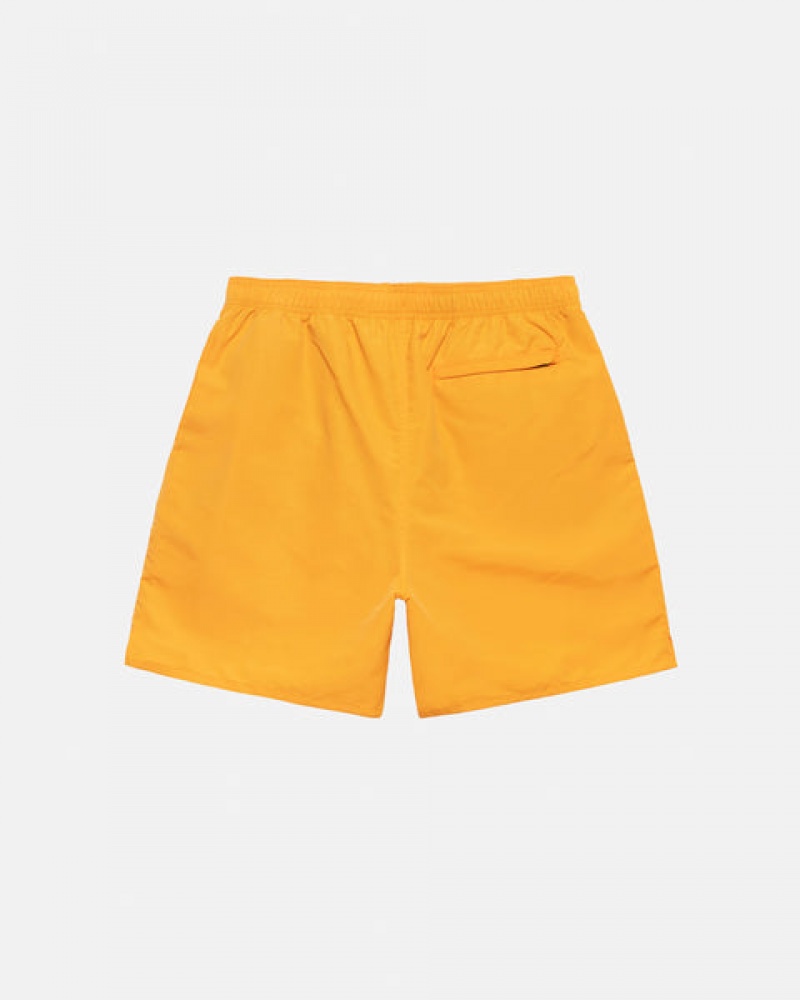 Stussy Stock Water Short Men Swimwear Yellow | RAE-8025