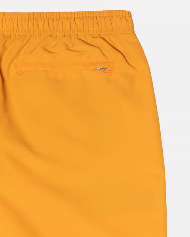 Stussy Stock Water Short Men Swimwear Yellow | RAE-8025