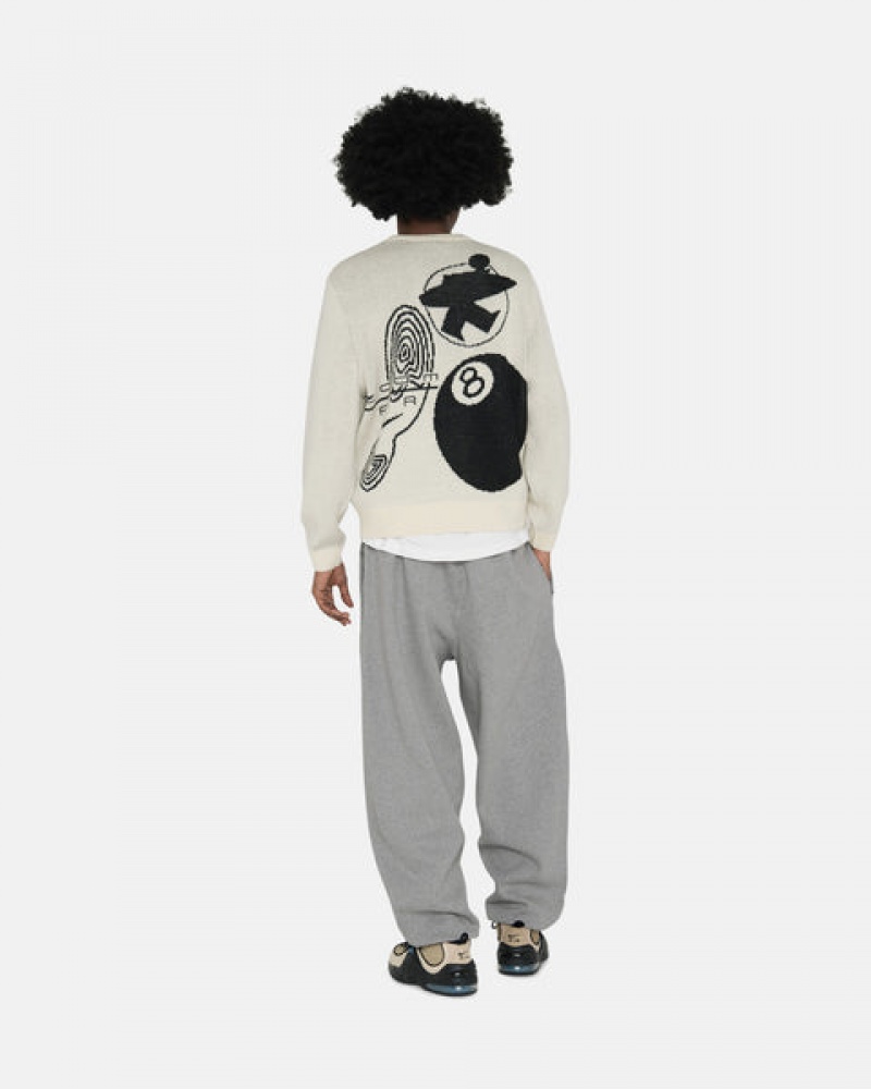 Stussy Fleece Pant Men Sweatpants Dark Grey | SVK-8853