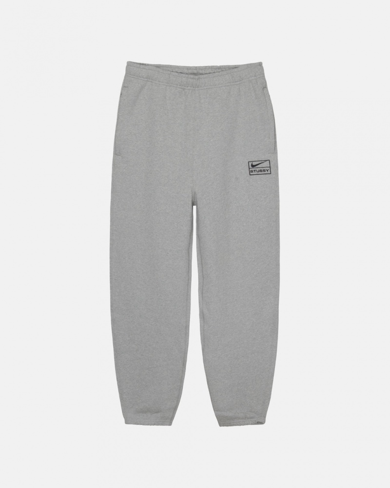 Stussy Fleece Pant Men Sweatpants Dark Grey | SVK-8853