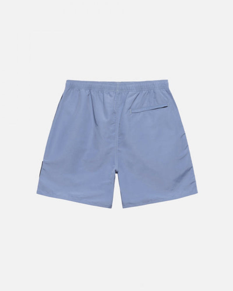 Stussy Surfman Patch Water Short Men Swimwear Blue | QKW-0846