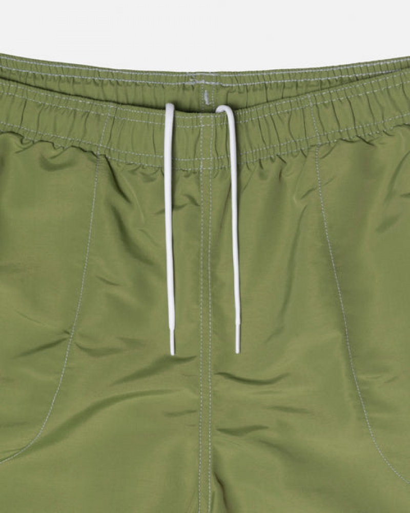 Stussy Surfman Patch Water Short Men Swimwear Green | WCR-3294