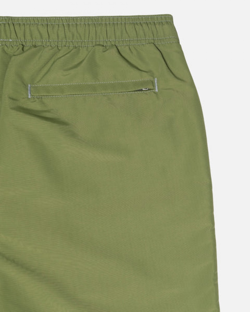 Stussy Surfman Patch Water Short Men Swimwear Green | WCR-3294