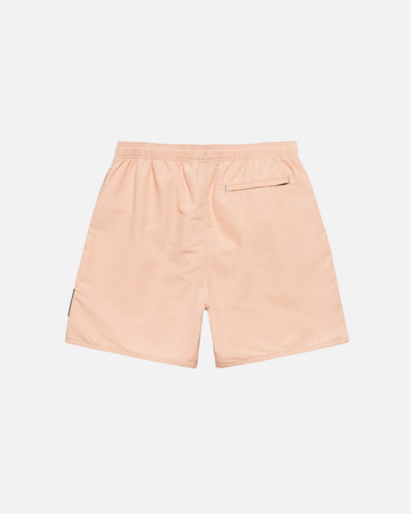 Stussy Surfman Patch Water Short Men Swimwear Light Rose | XCR-8100