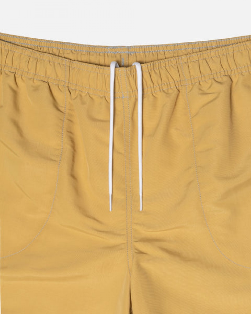 Stussy Surfman Patch Water Short Men Swimwear Yellow | HAK-9088