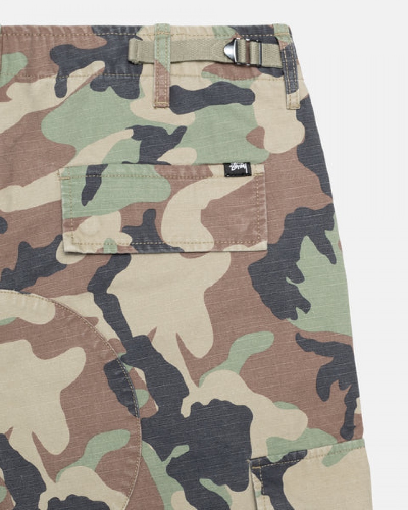 Stussy Surplus Cargo Ripstop Men Pants Camo | KTW-1927