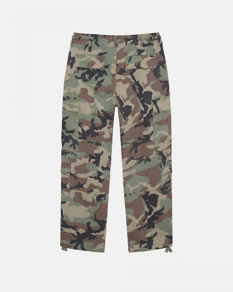 Stussy Surplus Cargo Ripstop Men Pants Camo | KTW-1927