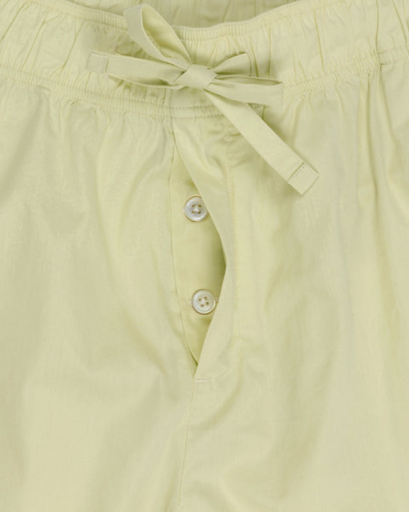 Stussy Tekla Poplin Pyjama Shorts Women Shorts Light Green | XSG-4496