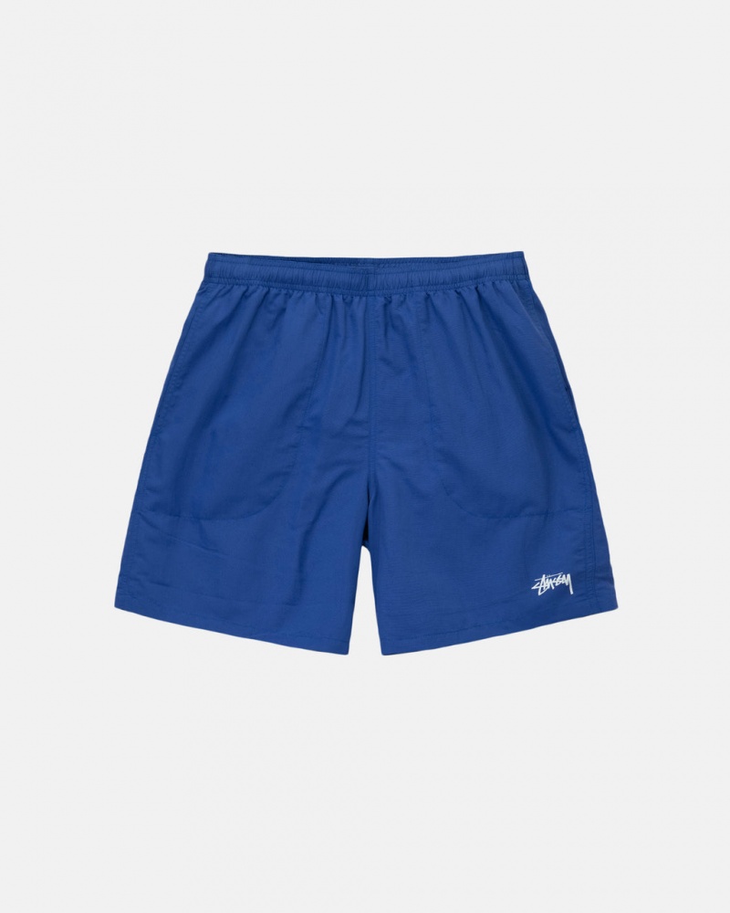 Stussy Water Short Stock Men Shorts Blue | ZLM-3727