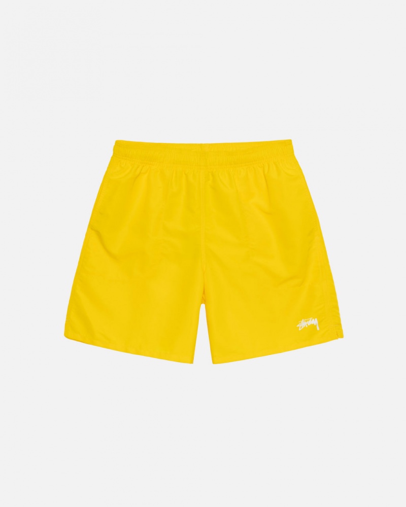 Stussy Water Short Stock Men Shorts Yellow | HHH-5547