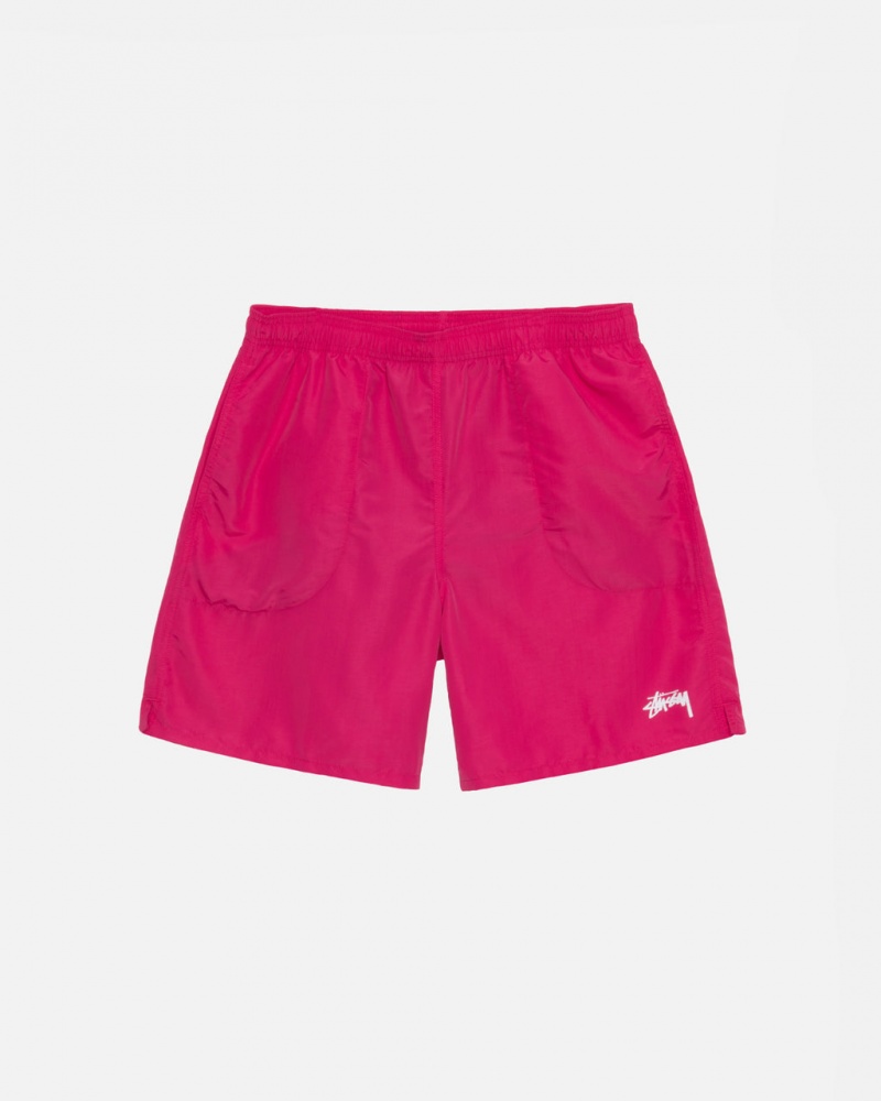 Stussy Water Short Stock Women Shorts Pink | WGO-1042