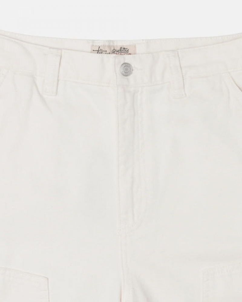 Stussy Work Pant Canvas Men Pants Beige | LOS-1074