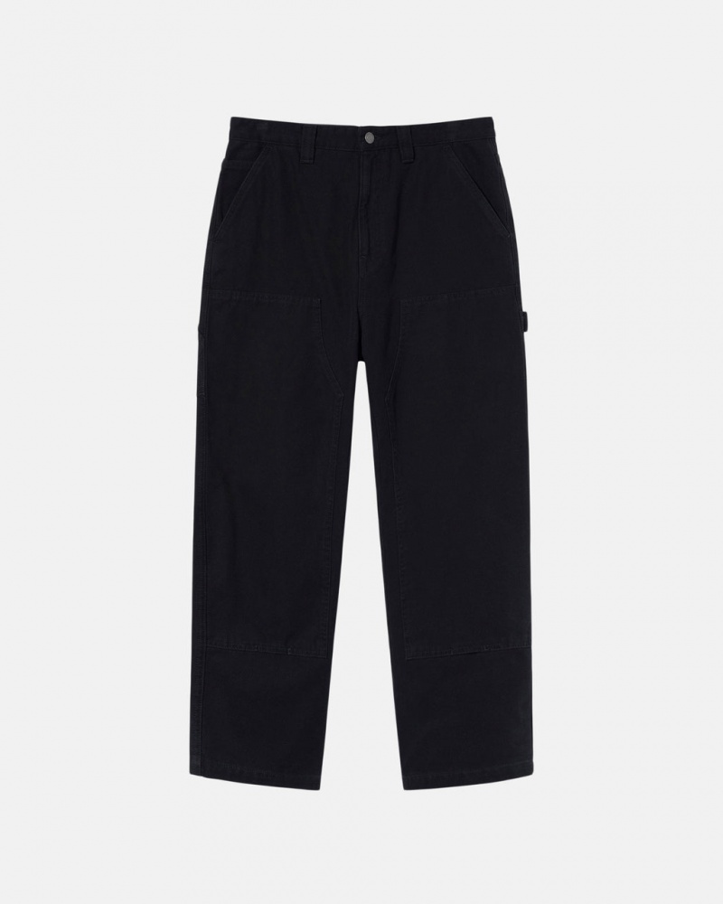 Stussy Work Pant Canvas Men Pants Black | OFG-1837